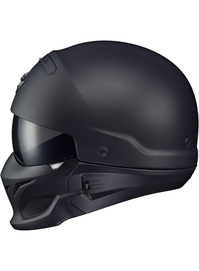 ScorpionEXO ScorpionEXO Covert Open Face Half Shell 3/4 Mode Motorcycle Helmet Interchangeable Mouth Cover DOT Approved Adult Unisex - Image 4