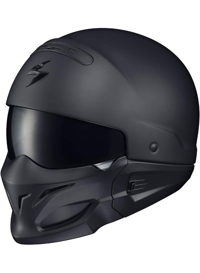 ScorpionEXO ScorpionEXO Covert Open Face Half Shell 3/4 Mode Motorcycle Helmet Interchangeable Mouth Cover DOT Approved Adult Unisex - Image 1