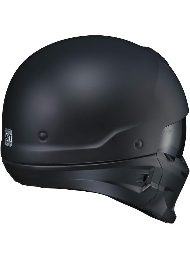 ScorpionEXO ScorpionEXO Covert Open Face Half Shell 3/4 Mode Motorcycle Helmet Interchangeable Mouth Cover DOT Approved Adult Unisex - Image 3