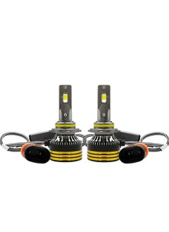 Golden Camel Golden Camel M8 Pro 9005 LED Headlight Bulb 120W 15000LM IP65 Waterproof 6500K Cool White Light with Aviation Aluminum Heat Sink 12V–24V DC Car LED Headlamp Conversion Kit (Set of 2)  - Image 4
