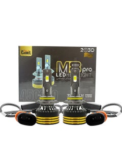 Golden Camel Golden Camel M8 Pro 9005 LED Headlight Bulb 120W 15000LM IP65 Waterproof 6500K Cool White Light with Aviation Aluminum Heat Sink 12V–24V DC Car LED Headlamp Conversion Kit (Set of 2)  - Image 5