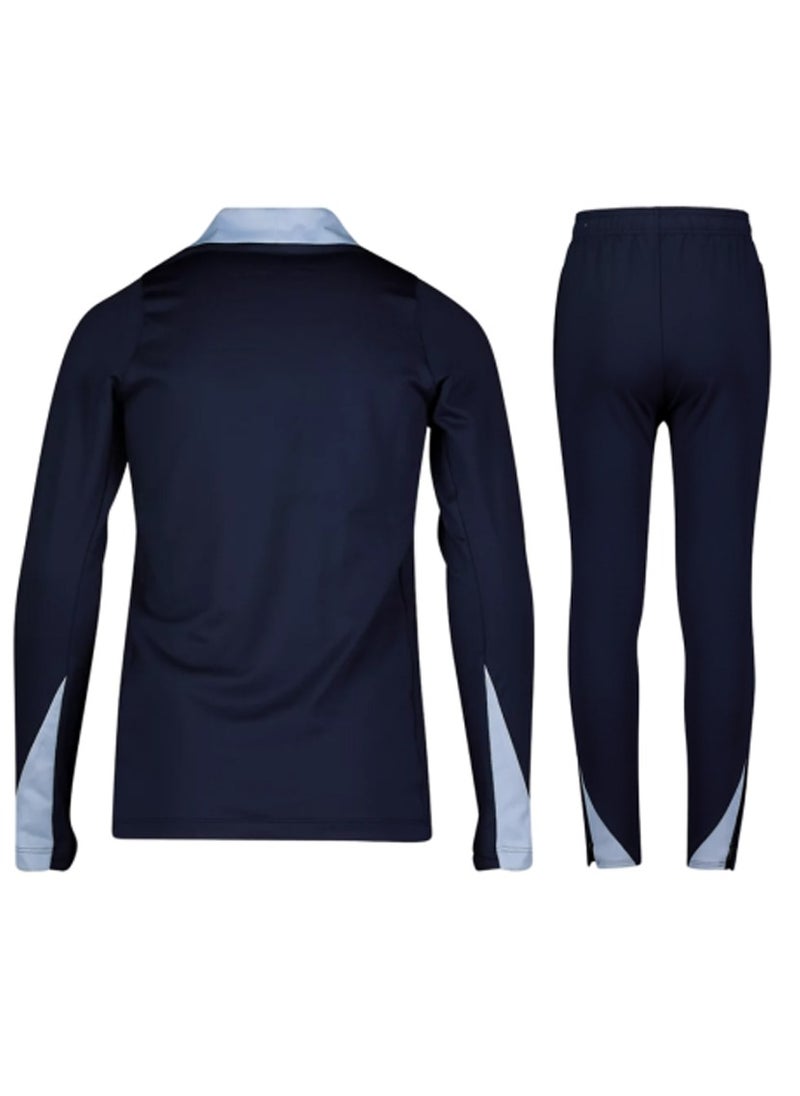 Generic Men's Casual Sports Set, Spring/Autumn Hooded Jacket And Pants, 2-Piece Stylish Athletic Suit, Youth Fashion Trend, Color Block Design  - Image 3
