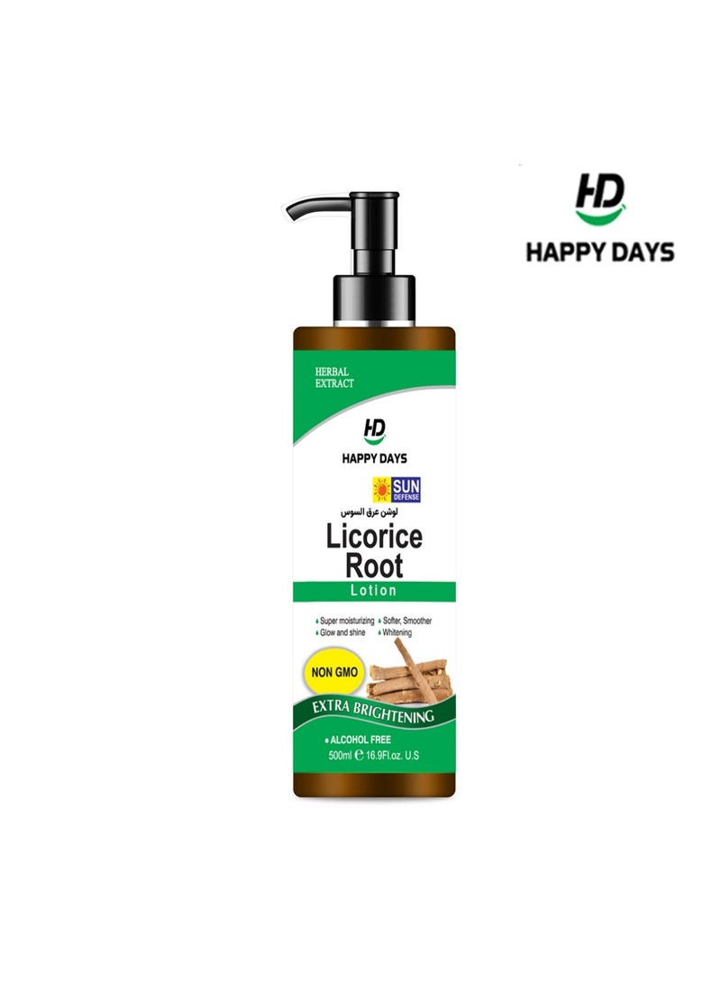 HAPPY DAYS LICORICE ROOT LOTION 500 ML - Image 1