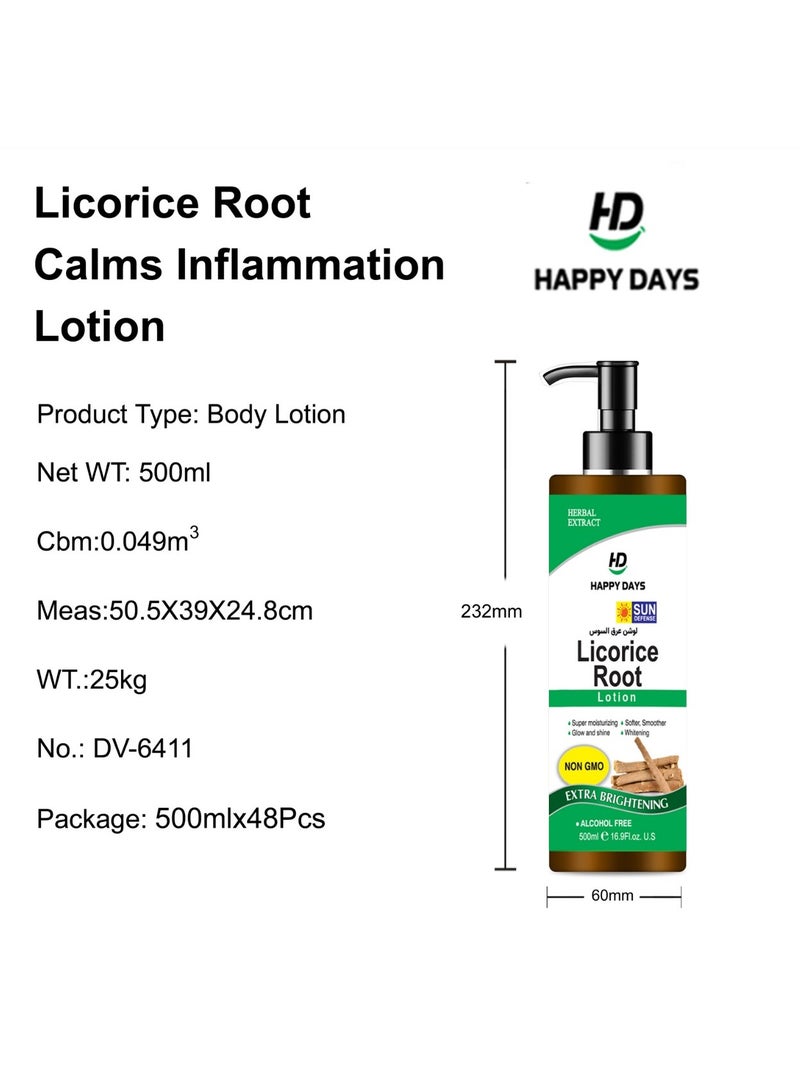 HAPPY DAYS LICORICE ROOT LOTION 500 ML - Image 2