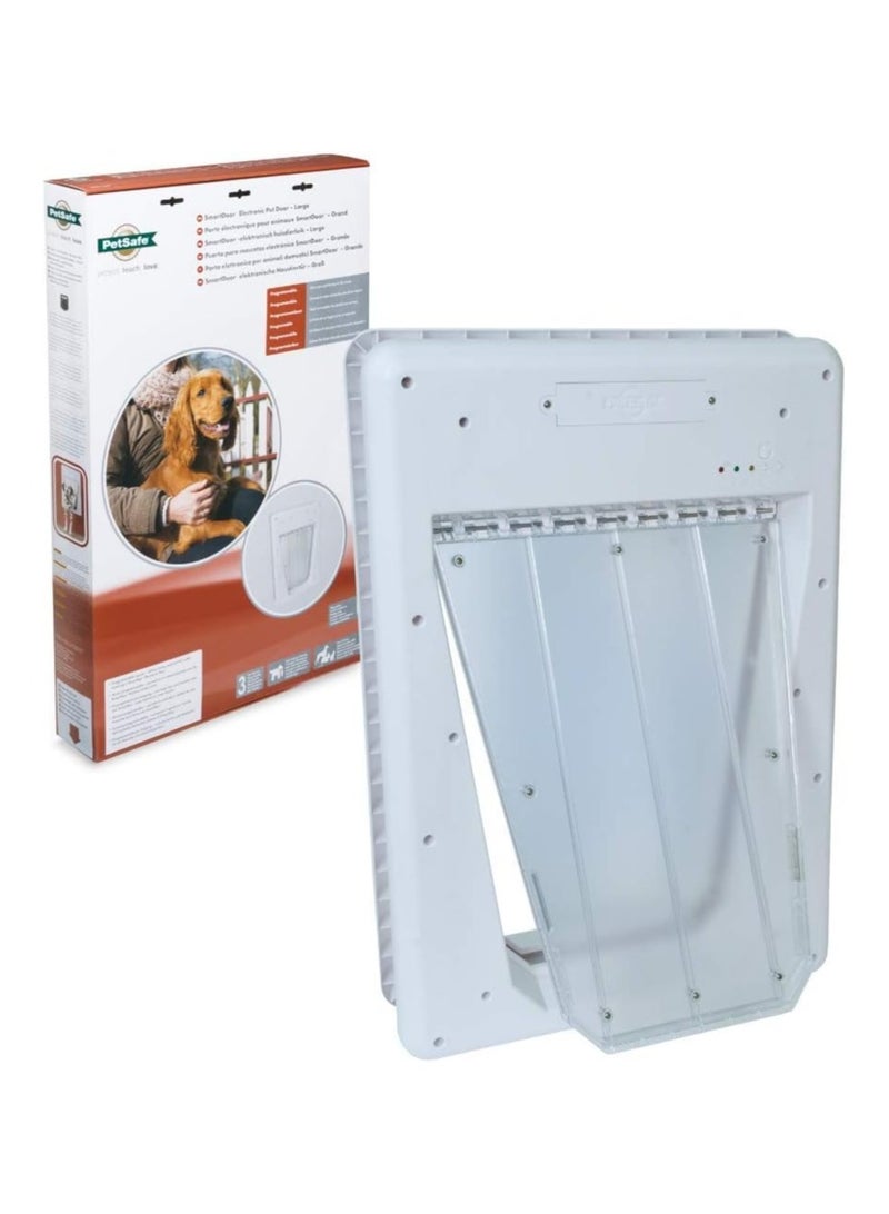 بيت سيف باب الحيوانات الأليفة الإلكتروني SmartDoor من PetSafe، كبير - Image 1