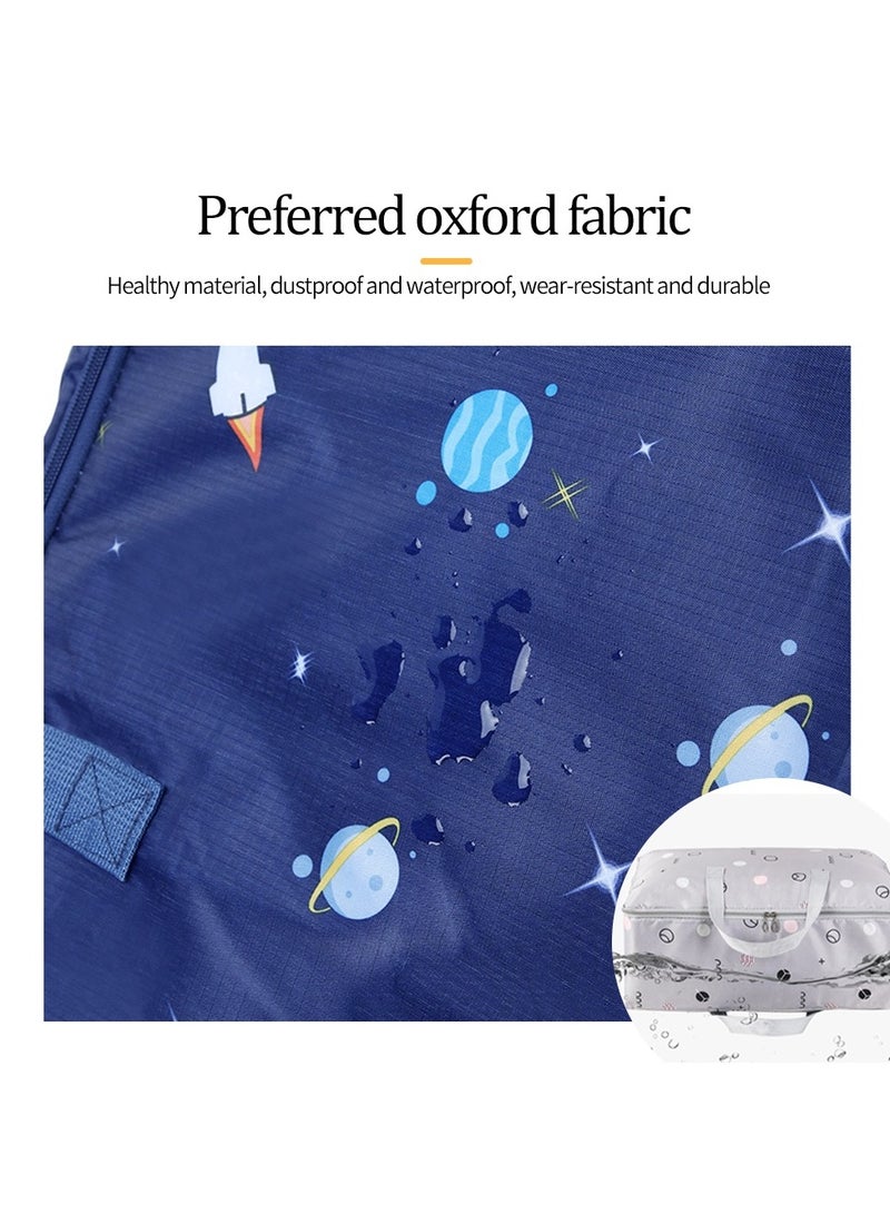 Portable Storage Bag, Large Capacity Oxford Material, Moisture-proof and Dust-proof, Suitable for Home and Travel Storage, Cute Cat Pattern - Image 5