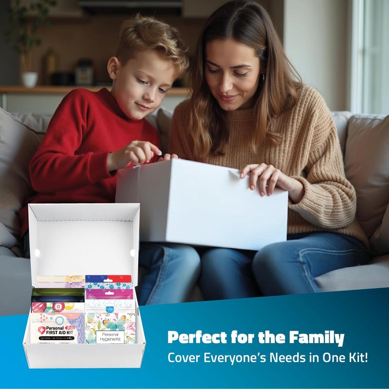 pH Advantage Discovery Kit with Shaving Feminine Hygiene First Aid Essential Flows Shower Toilet  PPE Kits  Complete Travel  Emergency Essentials in a Convenient Box - Image 3
