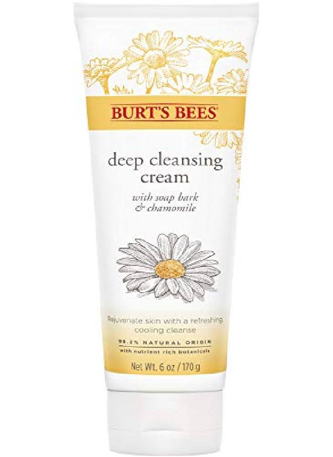 Burt's Bees - Soap Bark And Chamomile Deep Cleansing Cream 6 Ounces - Image 1
