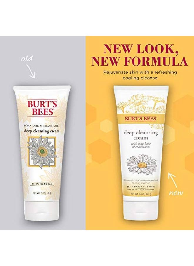 Burt's Bees - Soap Bark And Chamomile Deep Cleansing Cream 6 Ounces - Image 1