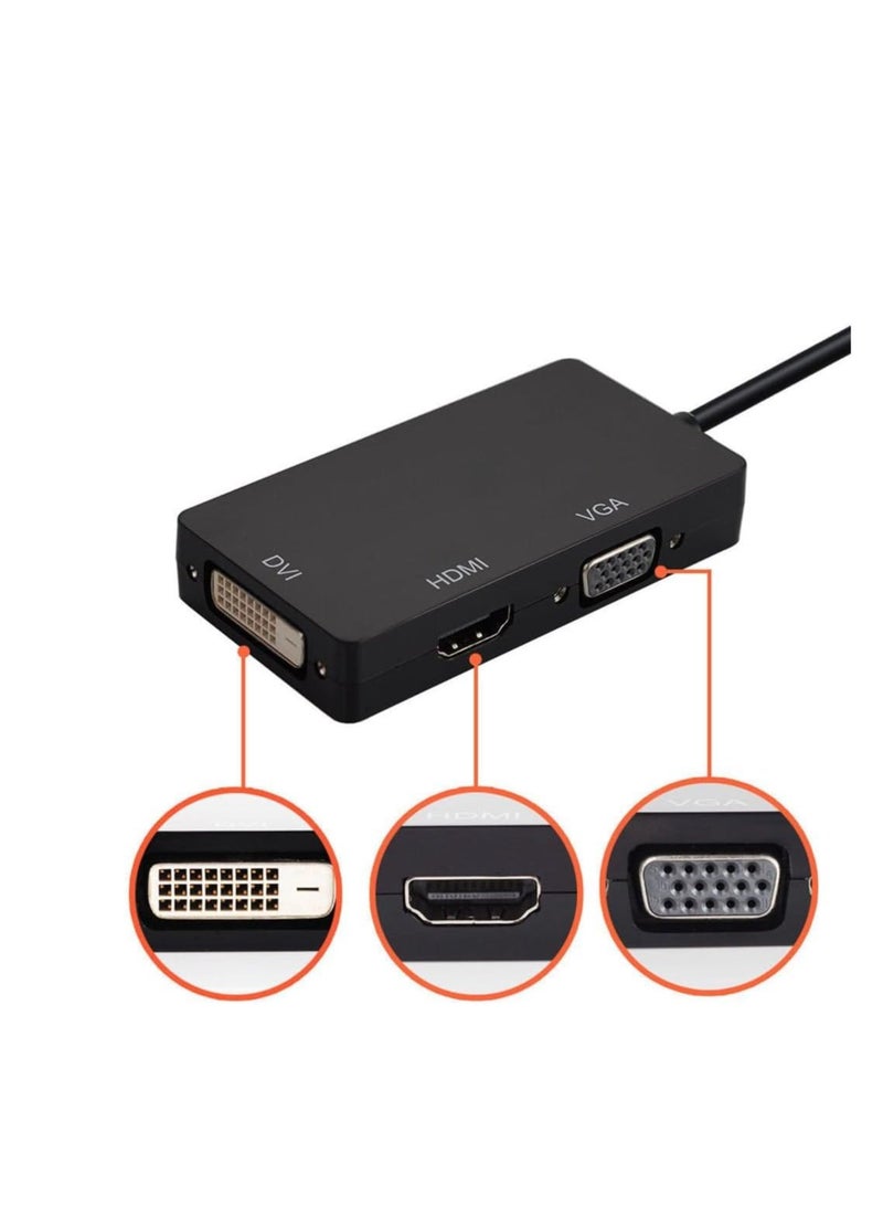 Mini DisplayPort DP to HDMI, VGA, DVI Converter for Microsoft Surface Pro 1, 2, 3, 4 - Image 2
