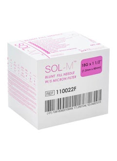 SOL-MILLENNIUM SOL-M Blunt Fill Needle w/Filter 18G x 1 1/2  - Image 1