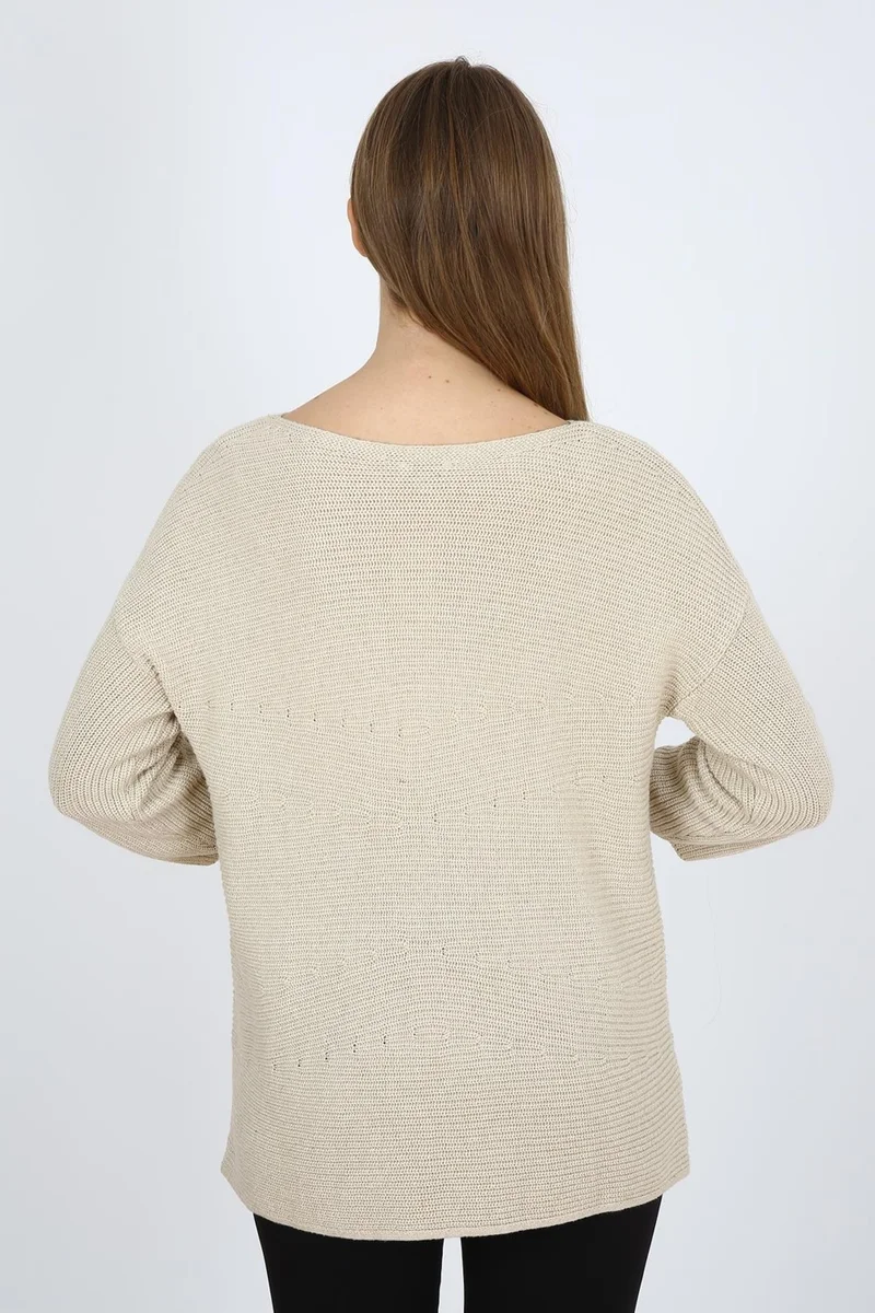 Alexander Gardi Wide Neck Knitted Sweater (320747KZK)