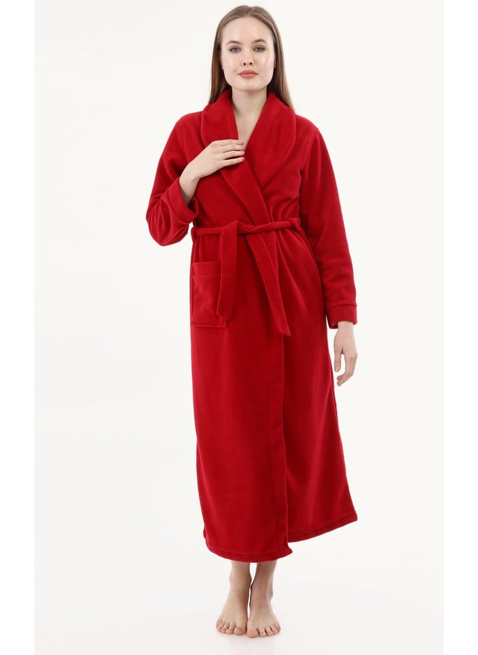Likapa Long Shawl Collar Fleece Dressing Gown 226  - Image 1