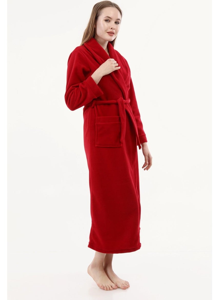 Likapa Long Shawl Collar Fleece Dressing Gown 226  - Image 2