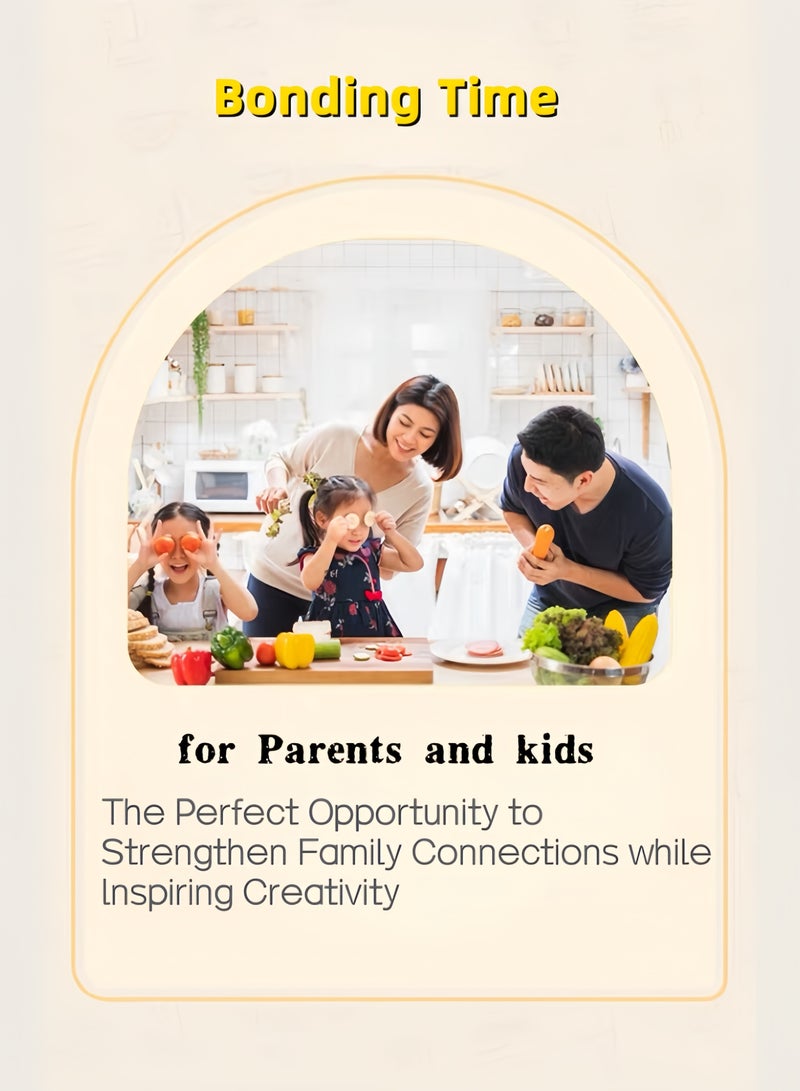 XOI 27PCS Electric Cooking Toys Sets Real Junior Easy Montessori Mini Kitchen Safe Toy Set,Real Food Making for Kids 4 Years+ Beginner Cooking Educational Toys（Pink） - Image 5