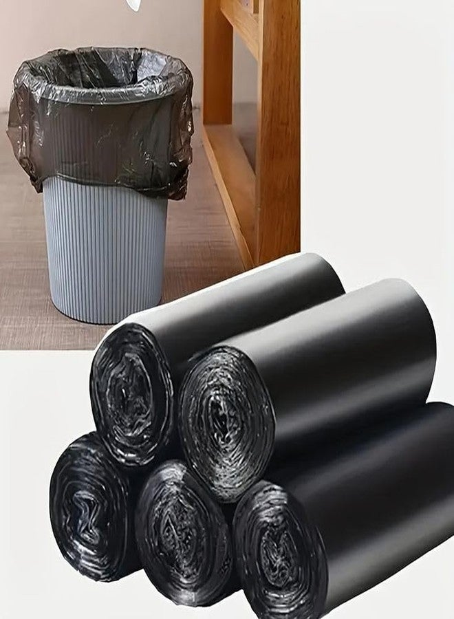 KYKOH Garbage Bags Medium|19 x 21inches Black, For Dry & Wet waste|30 bags/roll (Dustbin Bag/Trash Bag) (Black Color) (8) - Image 5