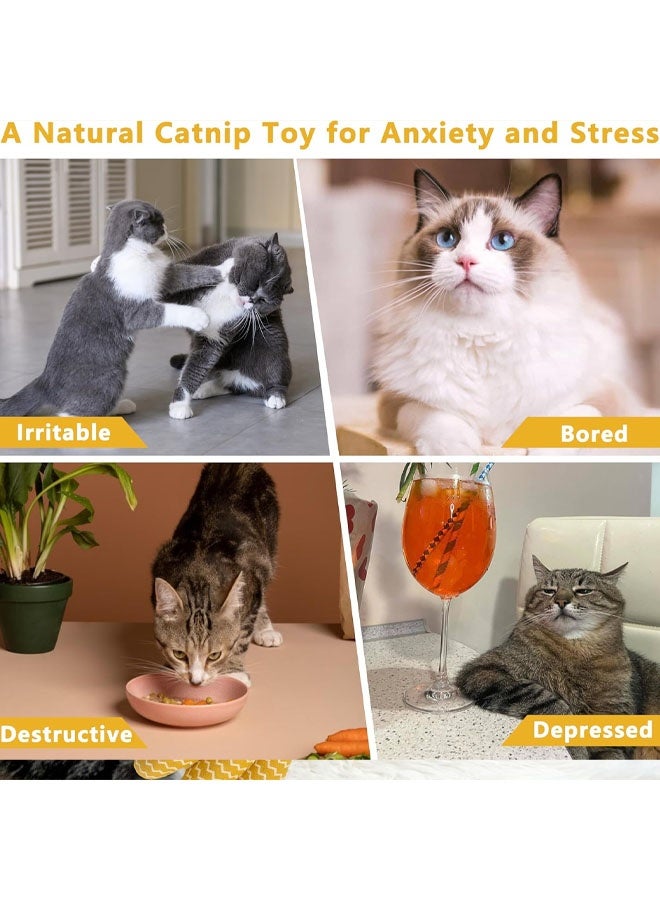 Cat Toys Saury Fish, 3 Pack Catnip Crinkle Sound Toys, Soft and Durable, Interactive Cat Kicker for Indoor Kitten Exercise - Image 4