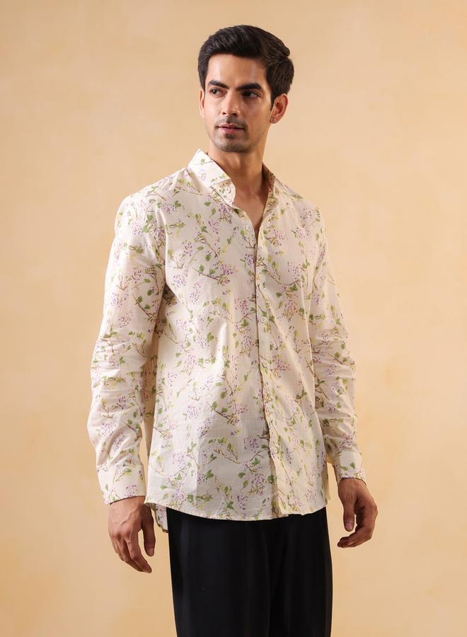 TRULOOM Men Printed Relaxed Fit Cotton Shirt - Image 1