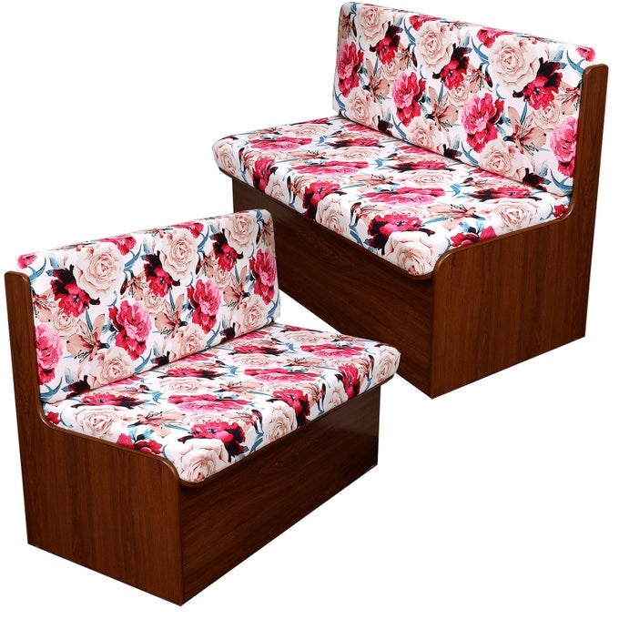 2 SETS RV DINETTE CUSHION COVERS PRINTED CAMPER CUSHION SLIPCOVER STRETCH 2 SEAT SOFA CHAIR COVER FURNITURE PROTECTOR FOR RV CAMPER CAR BENCH 2 BACKREST COVERS 2 BENCH COVERS15