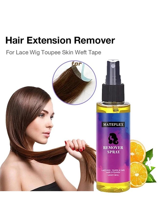 MATEPLEX - Remover Spray Lace Wigs,Wig Glue Remover Spray , Front Bonding Weave Active Lace Tape Meltblown, Scalp Cleaner Hold Glue Yellow Remover 118ml - Image 1