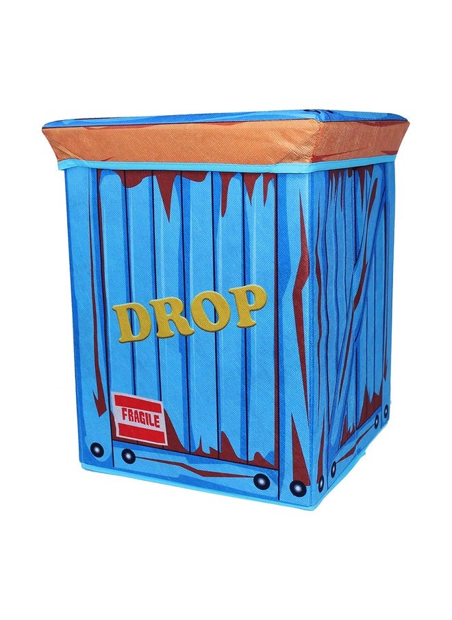 Skywin Fabric Lootbox Big 18”X14”X14” Stackable And Foldable Supply Box Durable Drop Box For Gamers, Fun Bright Colors  - Image 2