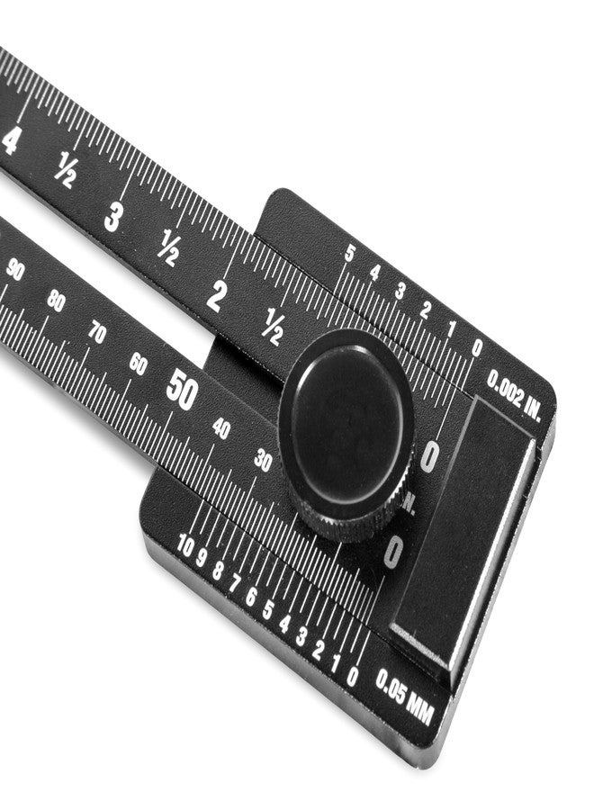 Wen 10-Inch Aluminum Offset Marking Gauge and Layout Tool with Laser-Etched Scale (ME252R) - Image 5