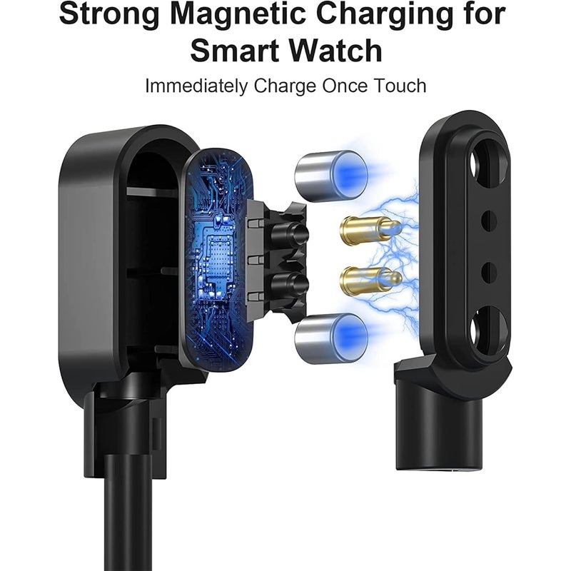 Oil resistant Lamshaw Compatible with Atari 2600 Smartwatch Charger, Replacement Charging Cable Compatible with Atari 2600 Smartwatch (Black+Black, Type C) Multi-market varied design options Spec upgraded improved quality Multi-purpose Trendy natural assorted colors Well-engineered versatile build Connectable modular Diverse requirement fit Elegant multi-option build Flat working surface Multi-demand satisfied design Cost saving design picks Economical upgraded quality Safe material All condition fit KSA standard compatible design Wear resistant Gulf market standard build Flexible purchase choices Global production standard crafted Liquid tight joint Easy transit optimized build Globally trusted quality Advanced compact design Modern look - Image 4