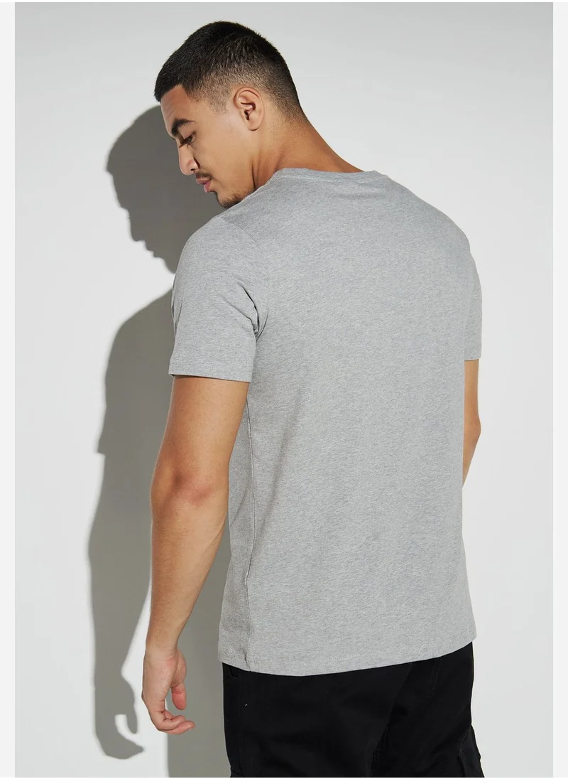 اس بي كاركترز Bleach Print Crew Neck T-Shirt