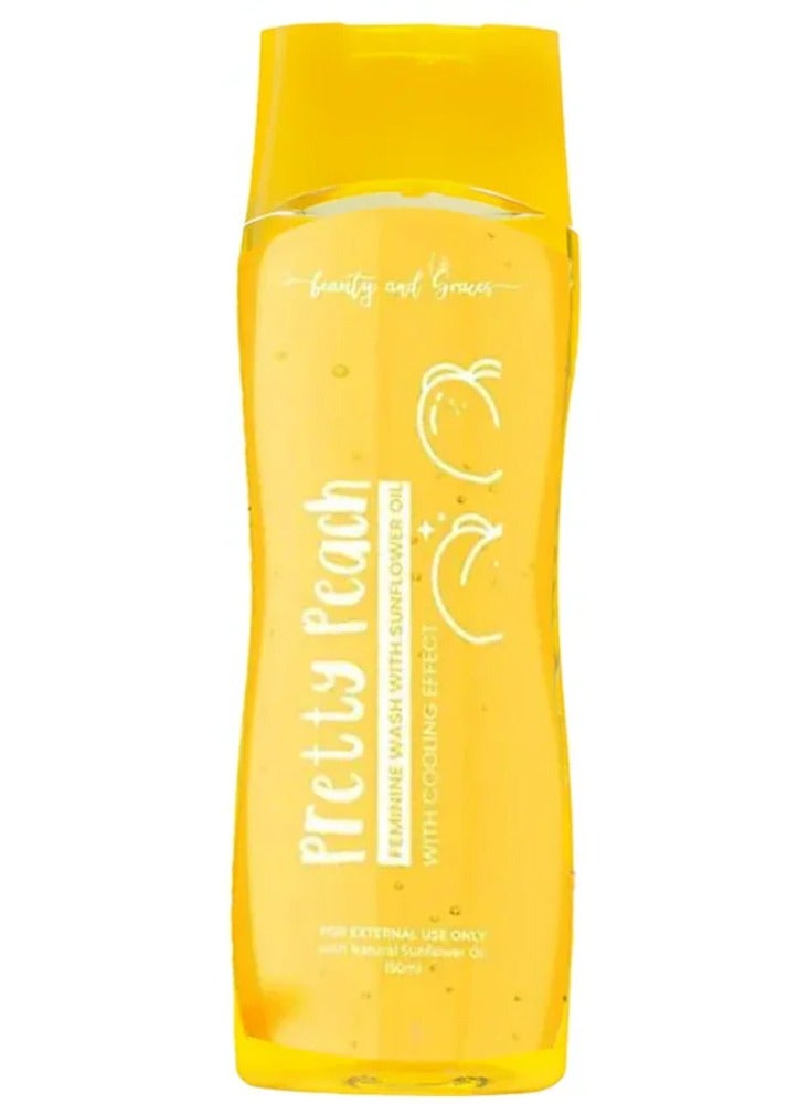 Beauty and Graces Pretty Peach Feminine Wash 150ml