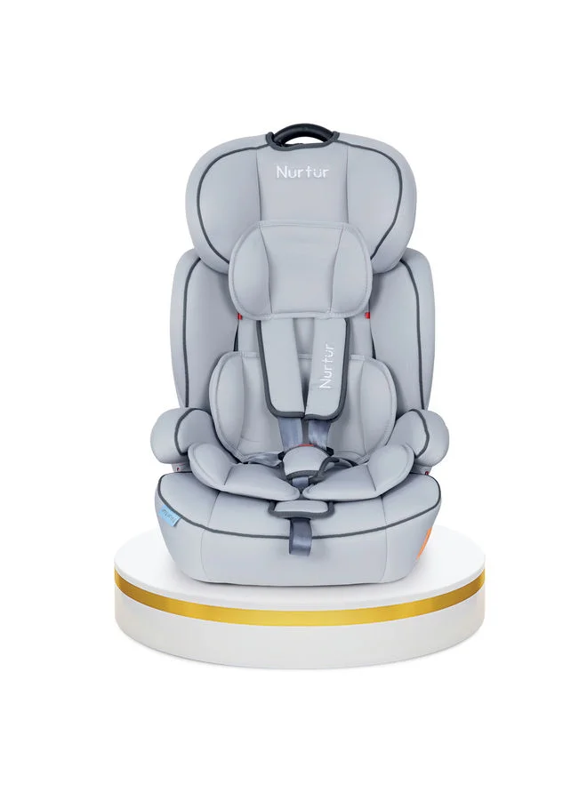 Nurtur Ragnar BabyKids 3in1 Car Seat Booster Seat Adjustable Headrest Extra Protection 5Point Safety Harness 9 months to 12 years Upto 36kg Official Product