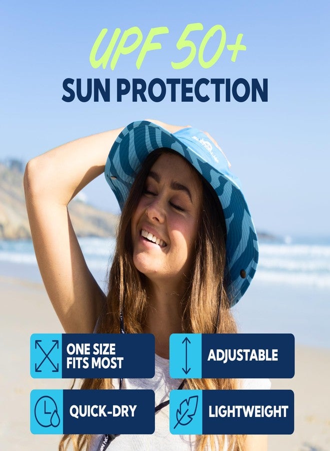 SUN NINJA Beach Sun Hat - Palm Trees - Image 2