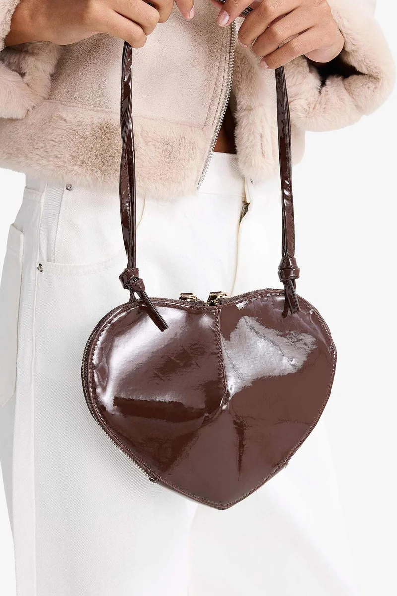 ديفاكتو Faux Leather Crossbody Bag