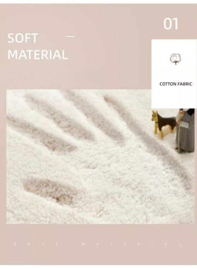 Plush Bathroom Rug Mat Extra Soft and Absorbent Microfiber Bath Rugs Machine Washable,Non-Slip Quick Drying Floor Bath Tub Mat for Bathroom Kitchen,Toilet Rug for Tub Washable,40*60cm - Image 2