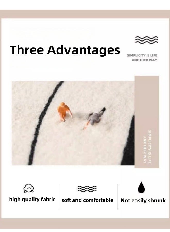 Plush Bathroom Rug Mat Extra Soft and Absorbent Microfiber Bath Rugs Machine Washable,Non-Slip Quick Drying Floor Bath Tub Mat for Bathroom Kitchen,Toilet Rug for Tub Washable,40*60cm - Image 3