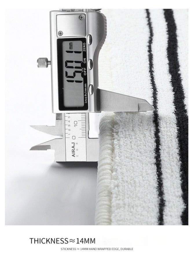 Plush Bathroom Rug Mat Extra Soft and Absorbent Microfiber Bath Rugs Machine Washable,Non-Slip Quick Drying Floor Bath Tub Mat for Bathroom Kitchen,Toilet Rug for Tub Washable,40*60cm - Image 4