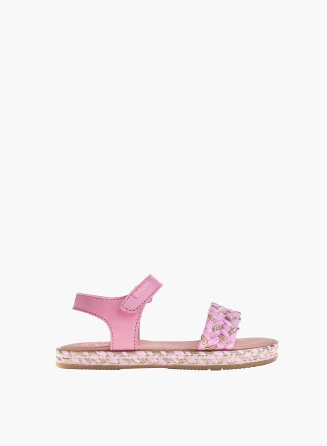 Pablosky Girls Strap Sandals With Hook And Loop Closure - Image 1
