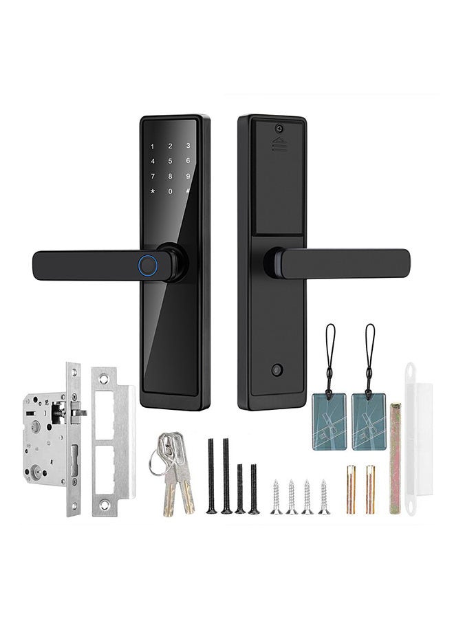 WAFU WAFU Smart Door Lock Keyless Entry Door Lock Handle with Cards and Keys Biometric Door Lock Tuya App Remote Operation WiFi Smart Lock  - Image 2