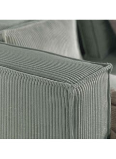 KARNAK Karnak Ava Large Corner Sofa - U-Shape Couch in Corduroy Velvet Color Blue  - Image 2