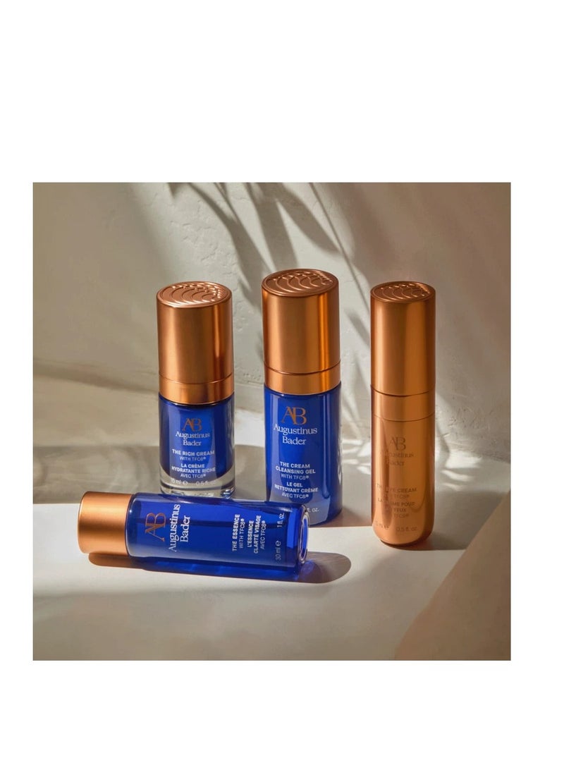 أوجستينوس بادر مجموعة أوغستينوس بادر الأساسية من AB: الكريم 15 مل، الكريم الغني 15 مل، كريم الجسم 100 مل - Image 3