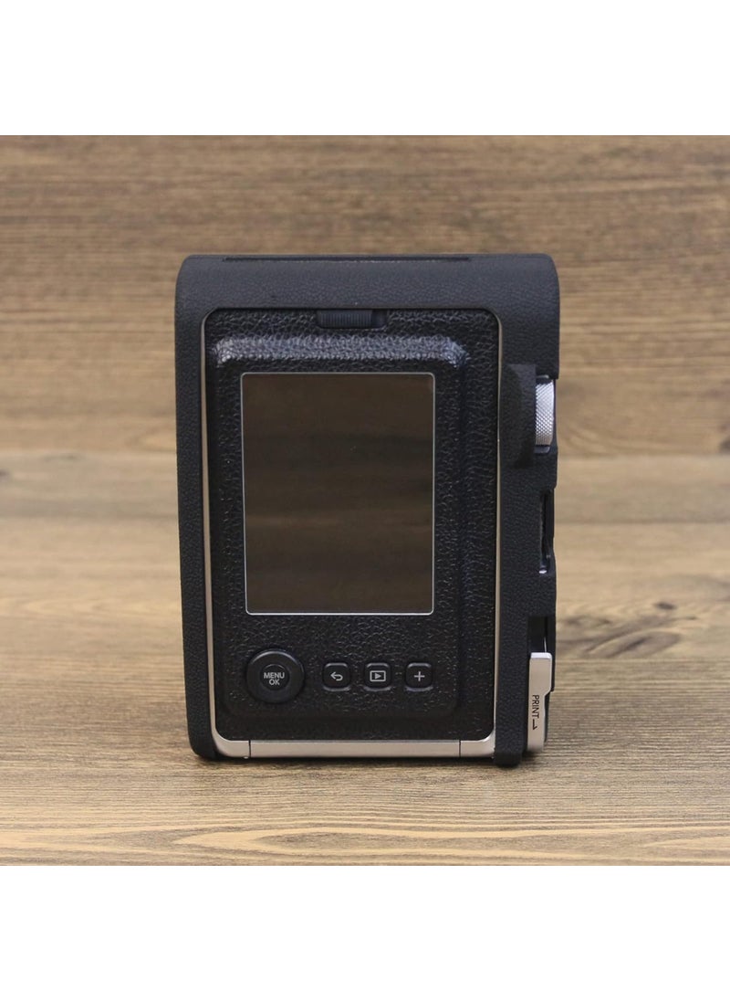 Rieibi Rieibi Mini EVO Case  Silicone Protective Case for Fuji Mini EVO Instant Camera  Soft Rubber Lightweight Case for Fujifilm evo  Black  - Image 3
