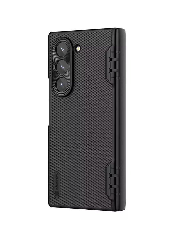Nillkin Super Frosted Shield Matte Case for Samsung Galaxy Z Fold 6 5G – Shockproof, 360° Protection, Hinge & Camera Lens Protection, Hidden Stand, (Black) - Image 4