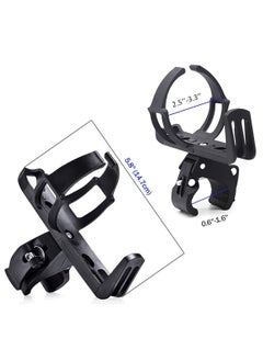Generic Bike Water Bottle Holder Bike Cup Holder 360 Degree Rotating Universal Water Bottle Cage with Rotation Rotary Clips Handlebar Drink Cup Quick Release Clamp for Bike Baby Stroller Motorcycle  - Image 2