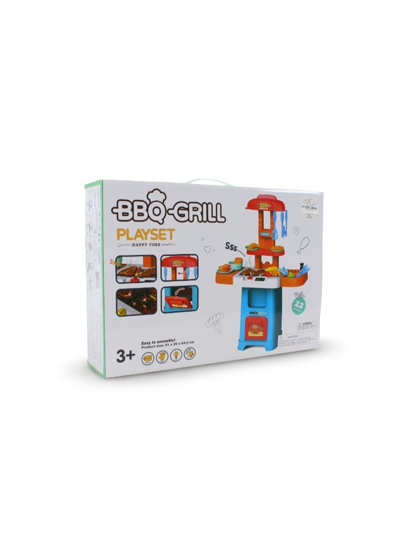 Prime BBQ Grill Playset (22 Pcs) - Image 1