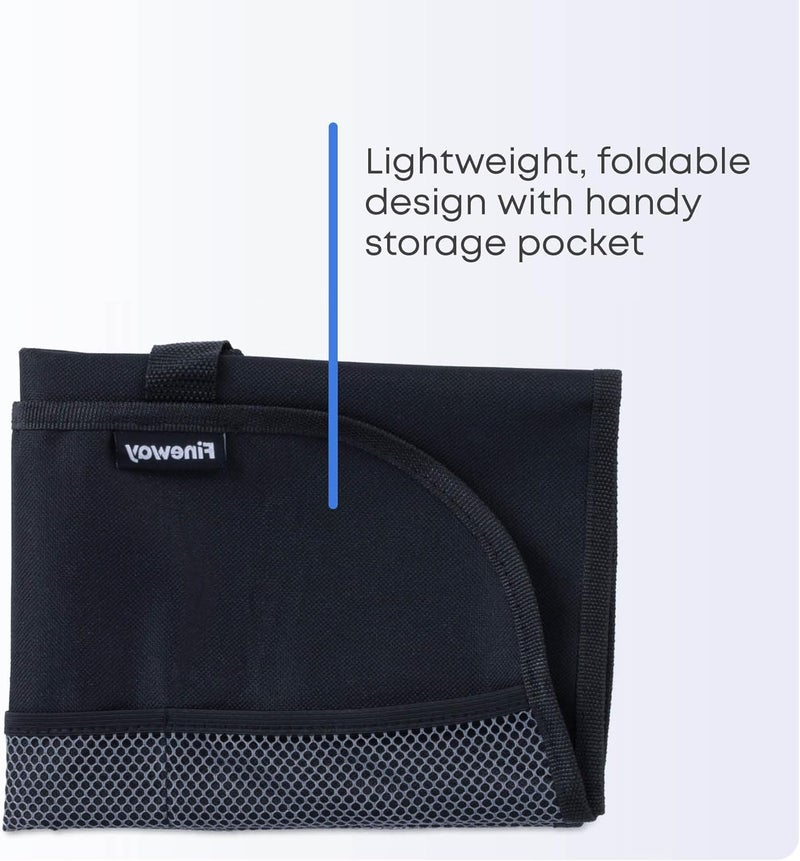 FINEWAY® Set of 2 Kick Mat Car Seat Protector with 3 Mesh Pockets for Kids - Image 5