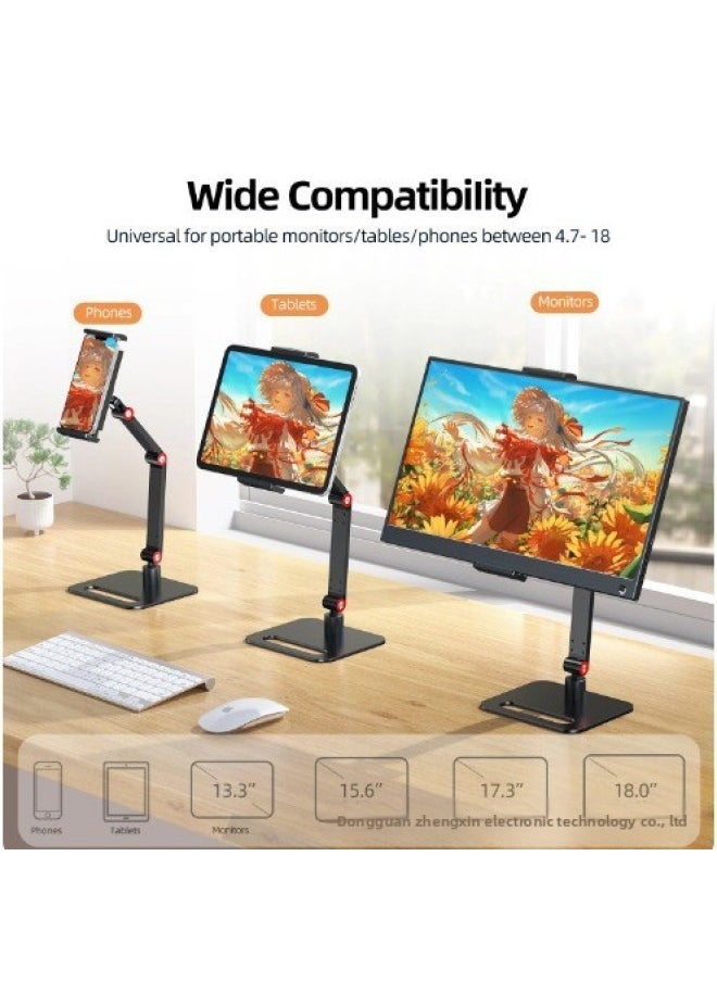 Portable Display Screen Stand Screen Base 17 Inch Sub-screen Portable Universal External Vertical Screen Expansion Screen-Color:Section 2 Increase