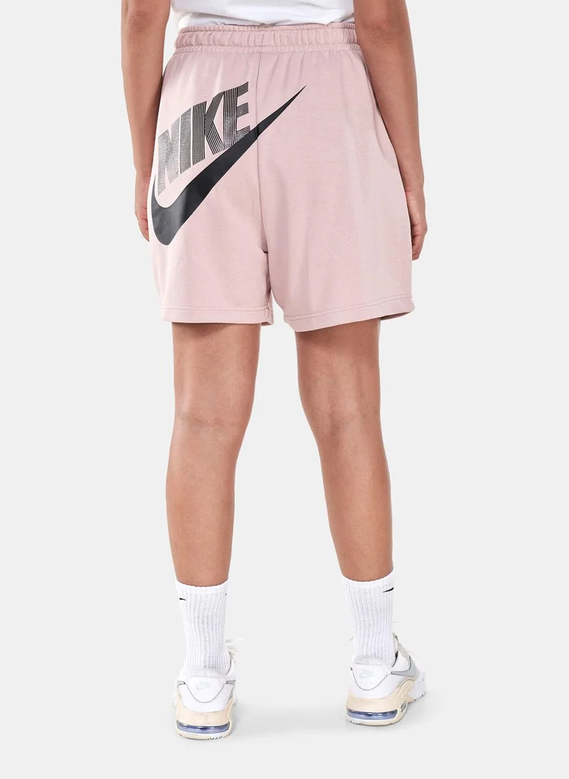 Nike Women's Sportswear High-Rise Fleece Dance Shorts