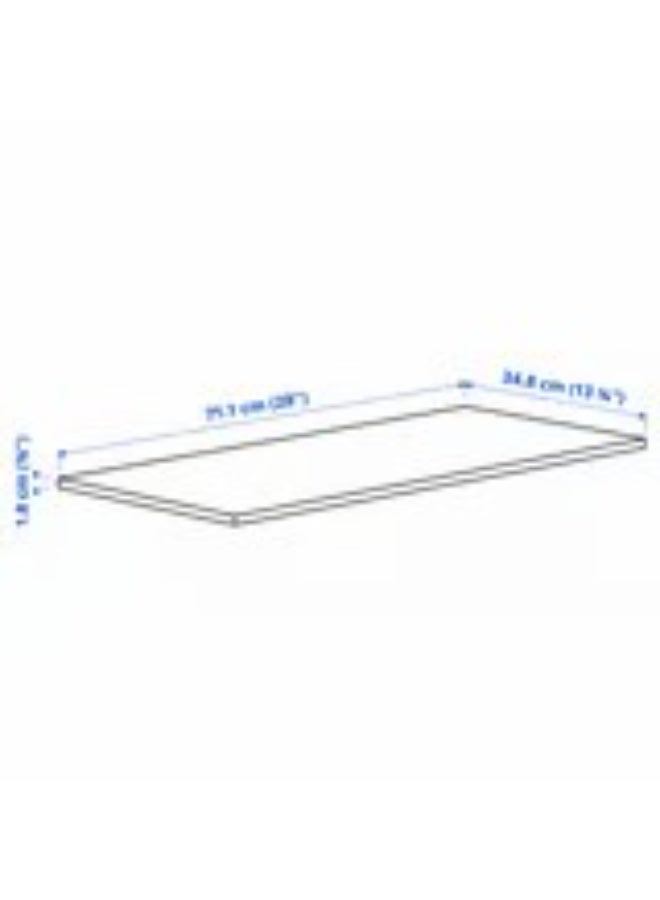 KOMPLEMENT Shelf white 75x35 cm - Image 3