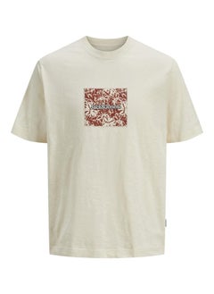JACK & JONES 3 Pack Jorsplit Aop Branding Tee Ss Crew T-Shirt  - Image 2