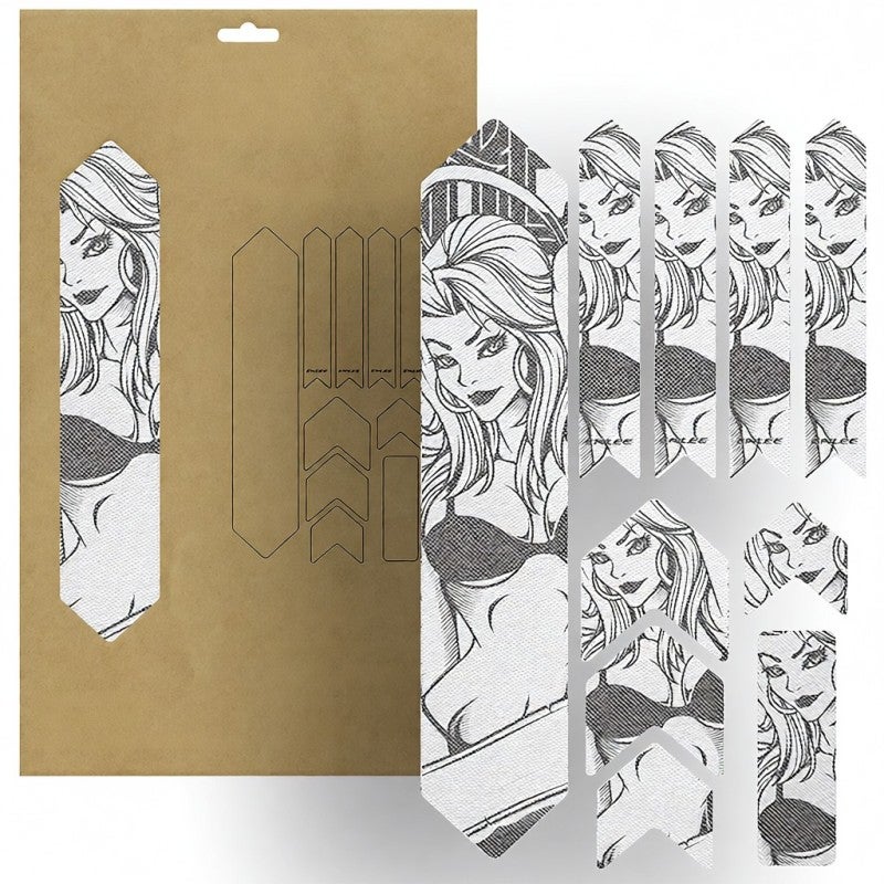 ENLEE Bike Frame Sticker Mountain Bike Scratch Frame Protector Removable Sticker Road Bicycle Frame Adhesive Guard Cover - Image 1
