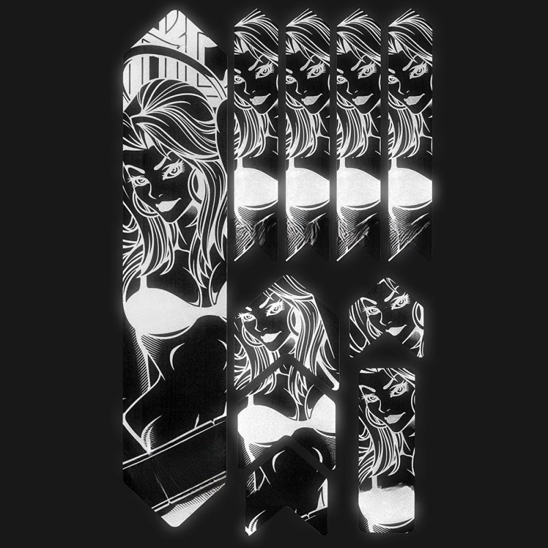 ENLEE Bike Frame Sticker Mountain Bike Scratch Frame Protector Removable Sticker Road Bicycle Frame Adhesive Guard Cover - Image 3